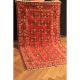 Wunderschöner Antik Alter Art Deco Afghan Handgeknüpft 195x110cm Carpet Tappeto Teppiche & Flachgewebe Bild 2