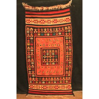 Antiker Schöner Handgeknüpfter Orient Perser Teppich Berber Kelim Carpet Bild