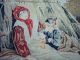 Alter Wandteppich,  Stickbild,  Kreuzstich,  60x73cm,  Aus Kriegszeiten Teppiche & Flachgewebe Bild 2