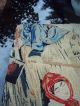 Alter Wandteppich,  Stickbild,  Kreuzstich,  60x73cm,  Aus Kriegszeiten Teppiche & Flachgewebe Bild 4