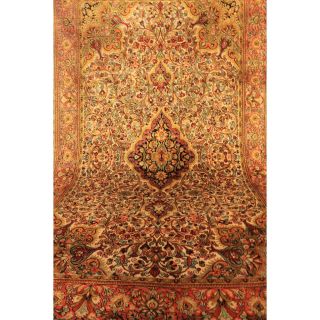 Hochwertiger Handgeknüpfter Seiden Perser Teppich Seide Auf Seide 140x240cm Bild