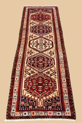 Persischer Teppich - Läufer Ca.  (303x78 Cm) Fachmännisch Gereinigt Bild