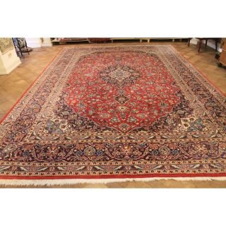Prachtvoller Handgeknüpfter Orient Perser Palast Blumen Teppich Carpet 300x425cm Bild