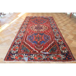 Antiker Alter Handgeknüpfter Orient Perser Teppich Bachtiari Tappeto Old Rug Bild
