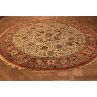 Wunderschöner Handgeknüpfter Runder Perser Orientteppich Saruq Nain Carpet 250cm Bild