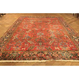 Antiker Handgeknüpfter Perser Teppich Heriz Iris Tappeto Carpet Rug 240x340cm Bild