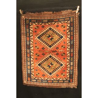 Antiker Handgeknüpfter Schirwan Kazak Kasak Kaukasus Carpet Tappeto Rug Tapis Bild