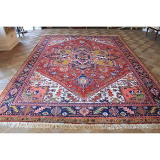 Antiker Alter Handgeknüpfter Orient Perser Palast Teppich Iris Carpet 250x350cm Bild