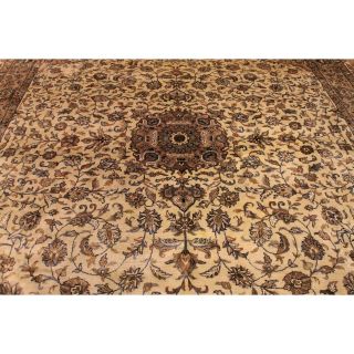 Hochwertig Fein Handgeknüpfter Perser Palast Blumen Teppich Kork/seide 250x200cm Bild