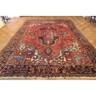 Antiker Alter Handgeknüpfter Orient Perser Palast Teppich Iris Carpet 242x360cm Bild