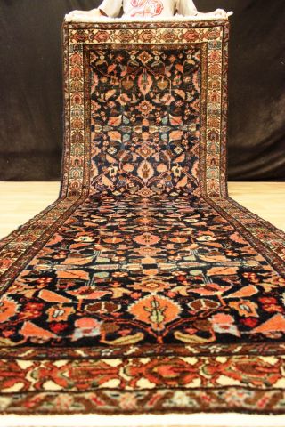 70 Jahre Antiker Us Malayer / Kazak LÄufer Orient Teppich Rug Carpet 280x100cm Bild