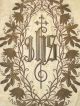 WunderschÖner Banner In Hochstickerei Aus Dem 19.  Jahrhundert Kirchliches Gerät & Inventar Bild 1