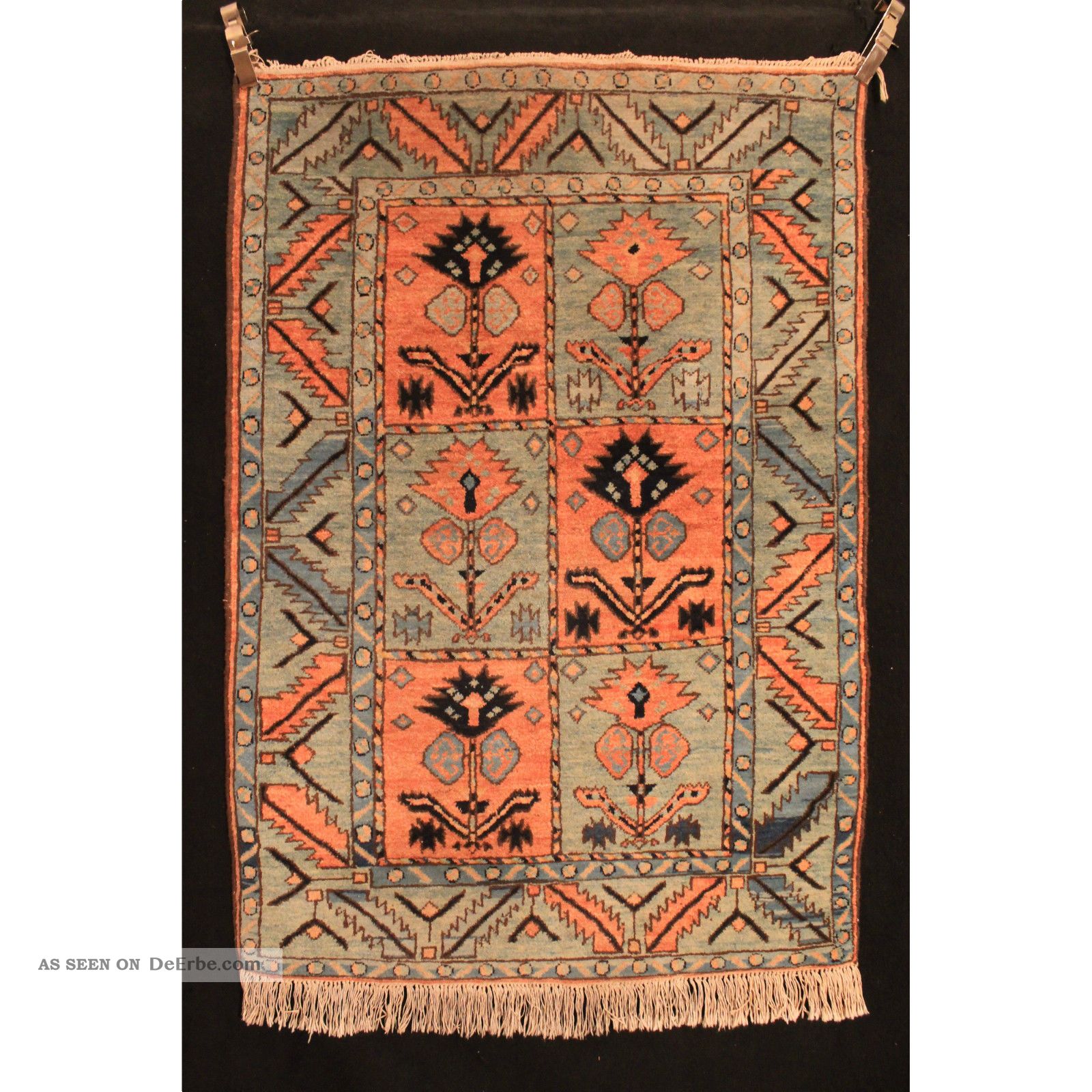 Alter Feiner Handgeknüpfter Orientteppich Zieger 160x105cm Tappeto Carpet Rug Teppiche & Flachgewebe Bild