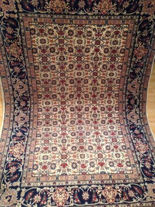 Teppich Handgeknüpft N A E E N 163x106 Cm Carpet Tappeto Tapis Bild