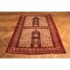 Schöner Alter Handgeknüpfter Perser Orientteppich Afghan Hadjlu 140x200cm Teppiche & Flachgewebe Bild 1