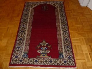 Persische Teppich - 160cm X 100cm - Alt - Semi - Antik - Ca 50 Jahre Bild