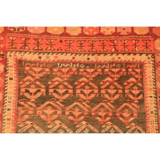 Ca 100 Jahre Antiker Handgeknüpfter Orient Perser Teppich Kazak Signiert Selten Bild