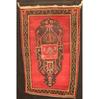 Antiker Kaukasus Teppich Kazak Kasak Handmade Carpet Tappeto Old Rug 117x170cm Bild