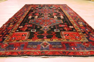 Alter Malayer Heriz Galerie 245x148cm Orientteppich 3250 Carpet Tappeto Rug Bild