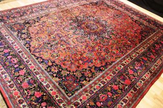 Antiker Blumenteppich Maech - Aad / Kaschmir Nain Mir Orient Teppich 415x320cm Bild