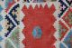 Sehr Feiner Echter Kelim Teppich Wolle Handgewebt 215 X 163 Cm Bunt Rot Blau Teppiche & Flachgewebe Bild 7