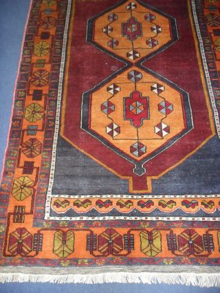 Antiker Teppich,  Orientteppich,  Signiert,  260 Cm X 120 Cm Bild