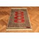 Schöner Handgeknüpfter Orientteppich Buchara Tappeto Carpet 80x130cm Teppiche & Flachgewebe Bild 2