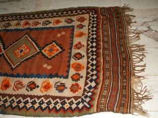 Antiker Kelim - Antique Kilim - Kashkhuly - Gashkay Rug - Tribal Piece - Perfect Bild