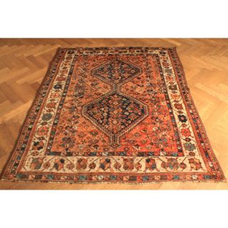 Schöner Alter Handgeknüpfter Orient Perser Teppich Schiwan Kazak 150x180cm Rug Bild