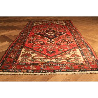 Schöner Alter Orientteppich Handmade Old Rug Carpet Malayer/kurde 105x200cm Bild