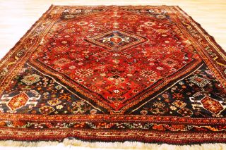 Alter Antiker Gaschgai Kazak 265x165 Orient Teppich Tappeto Carpet Schiraz 3221 Bild