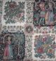 Wandbehang,  Wandteppich,  älter,  Mittelalterliche Motive,  Mit Goldfaden Bestickt Teppiche & Flachgewebe Bild 1