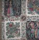 Wandbehang,  Wandteppich,  älter,  Mittelalterliche Motive,  Mit Goldfaden Bestickt Teppiche & Flachgewebe Bild 2