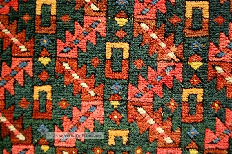 Antiker Schirwan Kasak Kaukasien Teppich Rug Tappeto Ca: 200x130cm Teppiche & Flachgewebe Bild