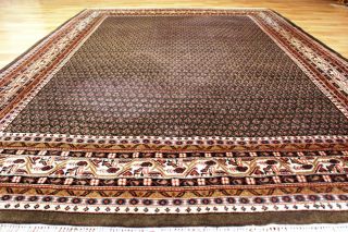 Handgeknüpfter Saruqh Mir Orient Top Nain Teppich Old Rug Carpet 282x195 Bild