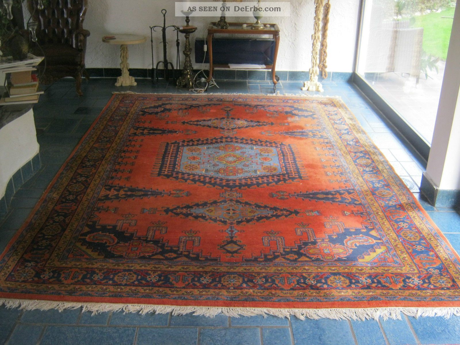 Prachtvoller,  Alter Handgeknüpfter Perser Orient Teppich 324 X 228 Cm Teppiche & Flachgewebe Bild
