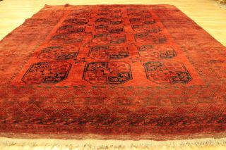 Alter Afghan Buchara 285x220cm Orient Teppich Carpet Tappeto Tapis Afghan 3206 Bild