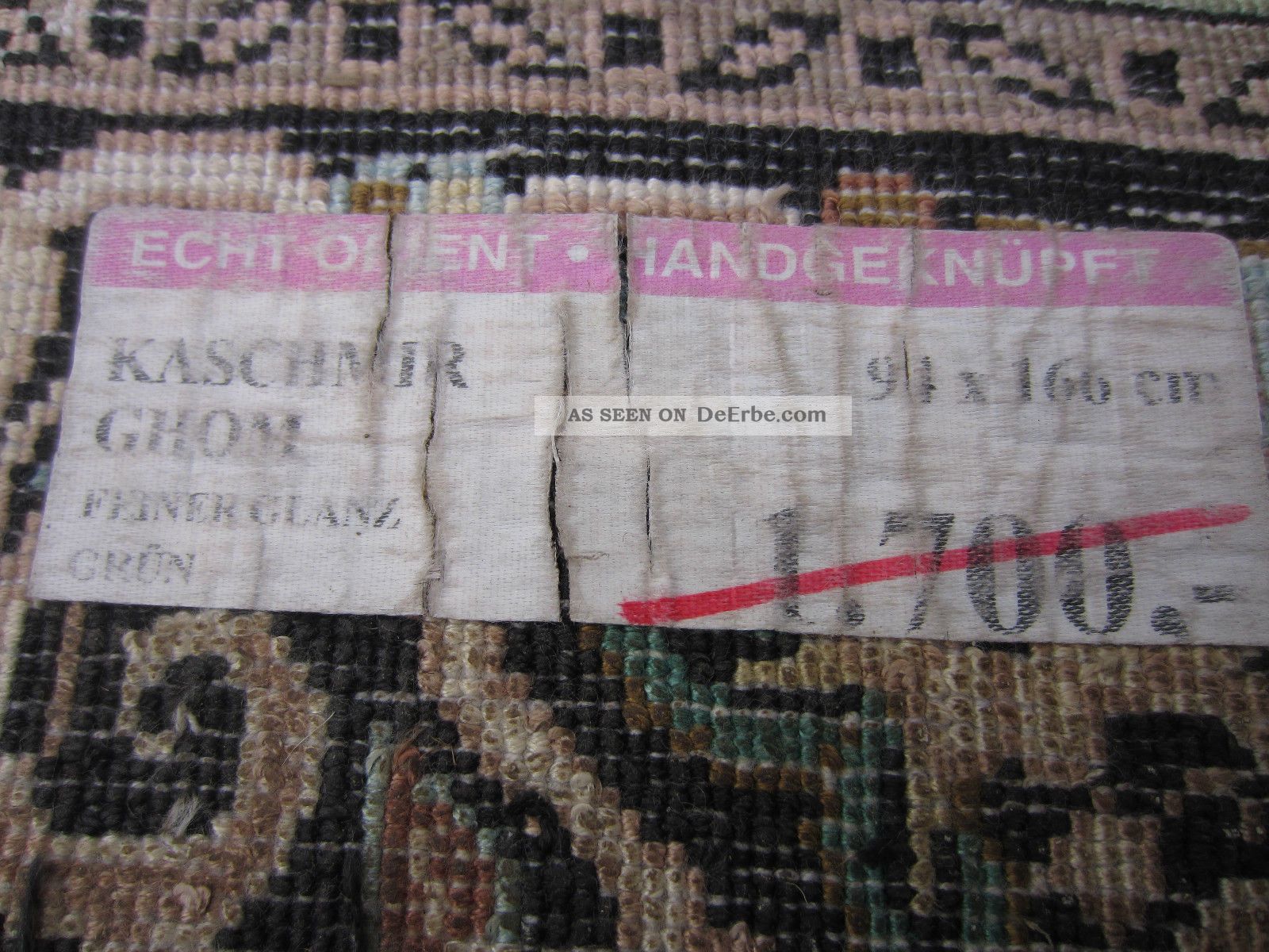Orientalischer Seidenteppich Kaschmir
