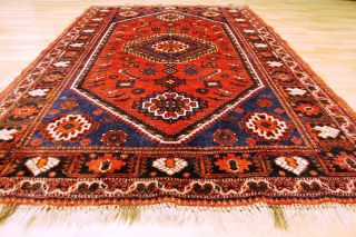 Alter Antiker Gaschgai Kazak 255x155 Orient Teppich Tappeto Carpet Schiraz 3185 Bild