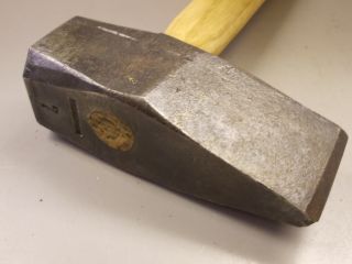 Schrothammer 3,  5 Kg Hammer Schmiedehammer Abschroter Altes Werkzeug Bild