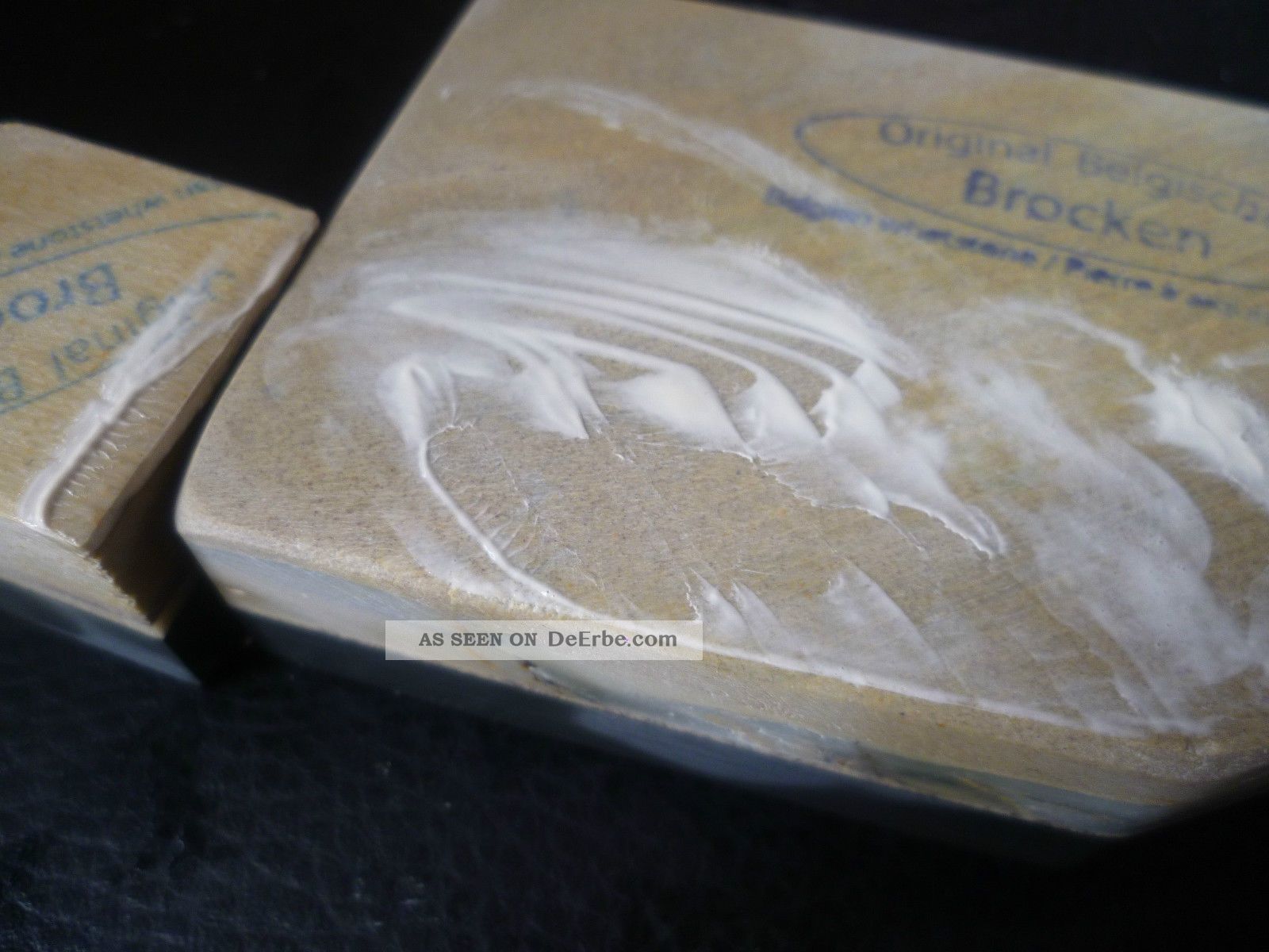 Belgischer Brocken Coticule Honing Stone Sharpening Stone Abziehstein Frisör & Barbier Bild