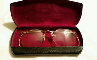Alte Brille Antik Alt Antique Spectacles Old Eyeglasses Brillen Optiker Optical Bild