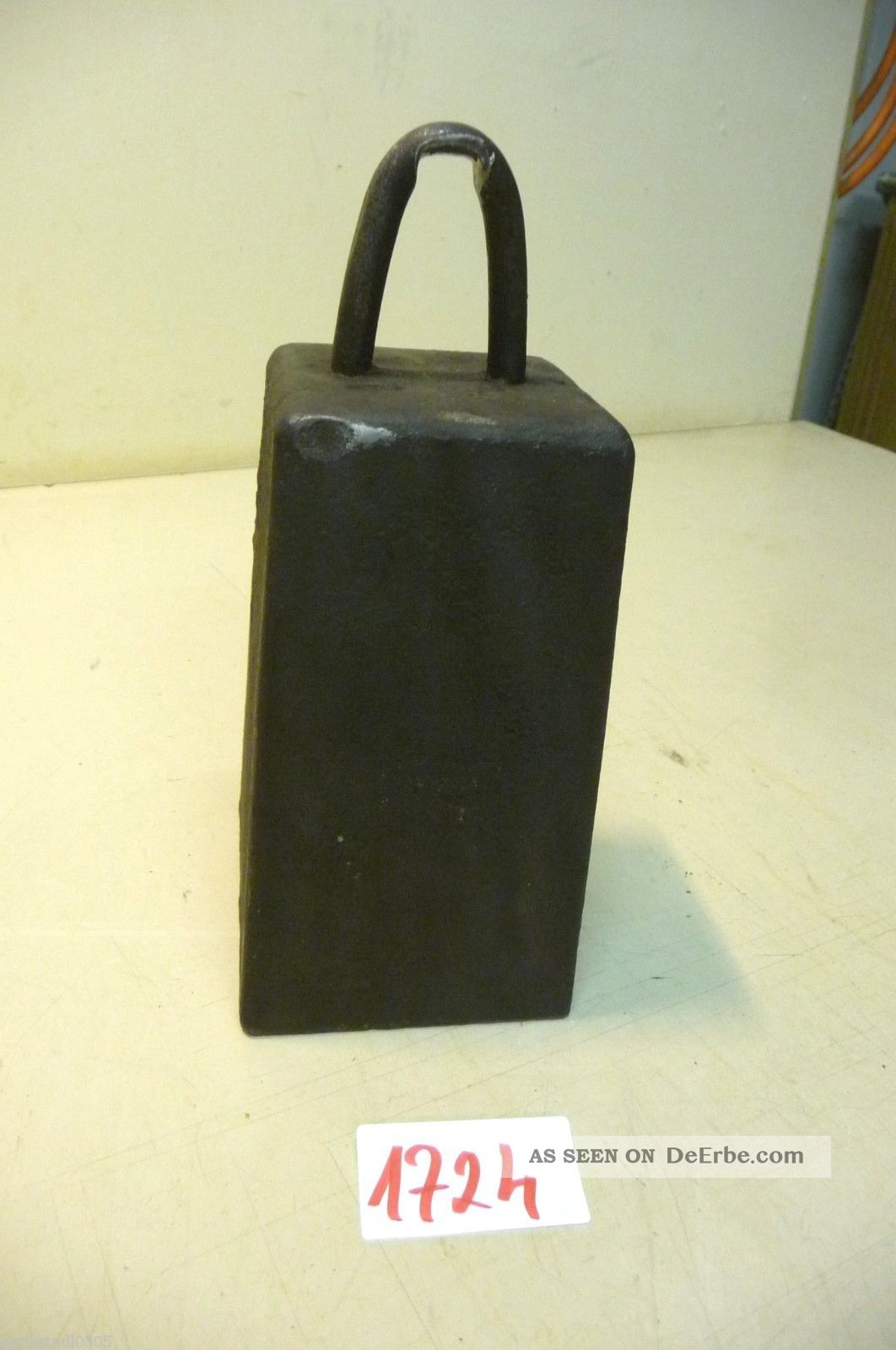 Nr.  1724.  Alte Gewicht 7 Kg Old Weight Kaufleute & Krämer Bild