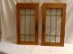 4 Büffet - Türen - Eiche - Bleiverglast Mit Fasettenschliff Bauer Bild 2