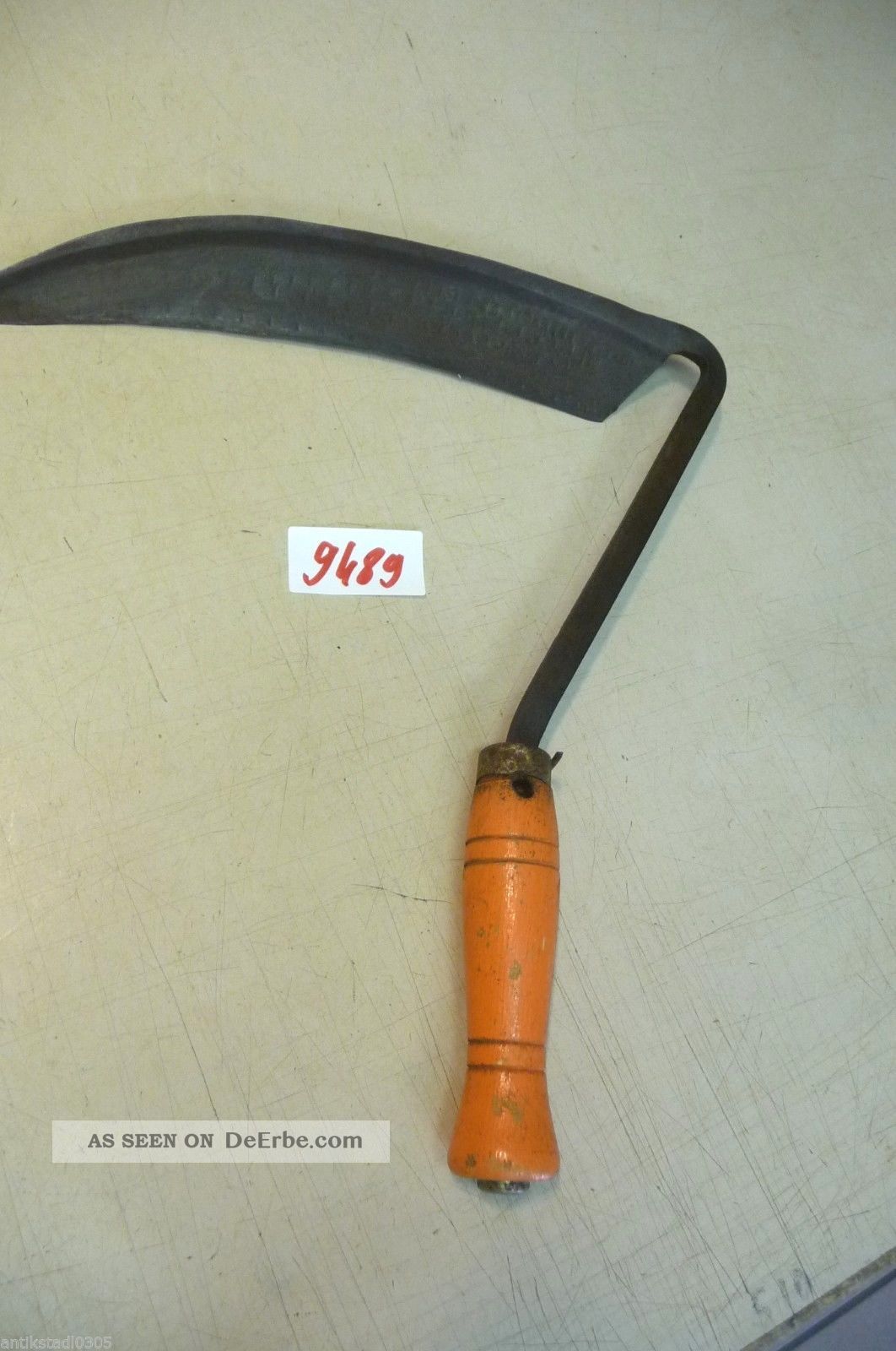 Nr.  9489.  Alte Sichel Werkzeug Old Hand Sickle Old Farm Tool Bauer Bild