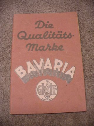 Bavaria Prospekt Preisliste Werbung Von 1934 Obstmühle Weinpresse Strohschneider Bild