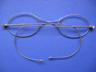 Alte Brille Antik Alt Spectacles Old Eyeglasses X Steg Wie Schubertbrille Bild