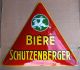 Schutzenberger Straßburg Antikes Emailschild Um 1925 Bier Brauerei Elsass Ziege Alte Berufe Bild 4