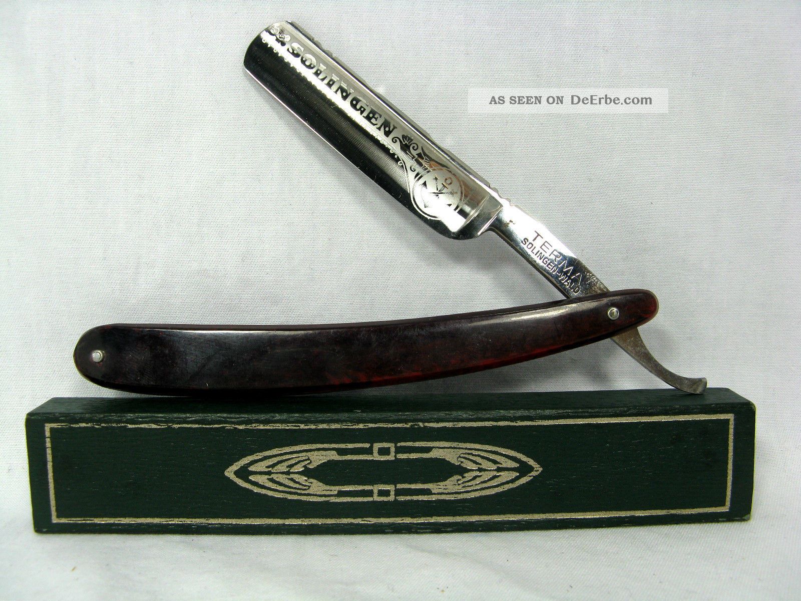 Vintage straight razor identification