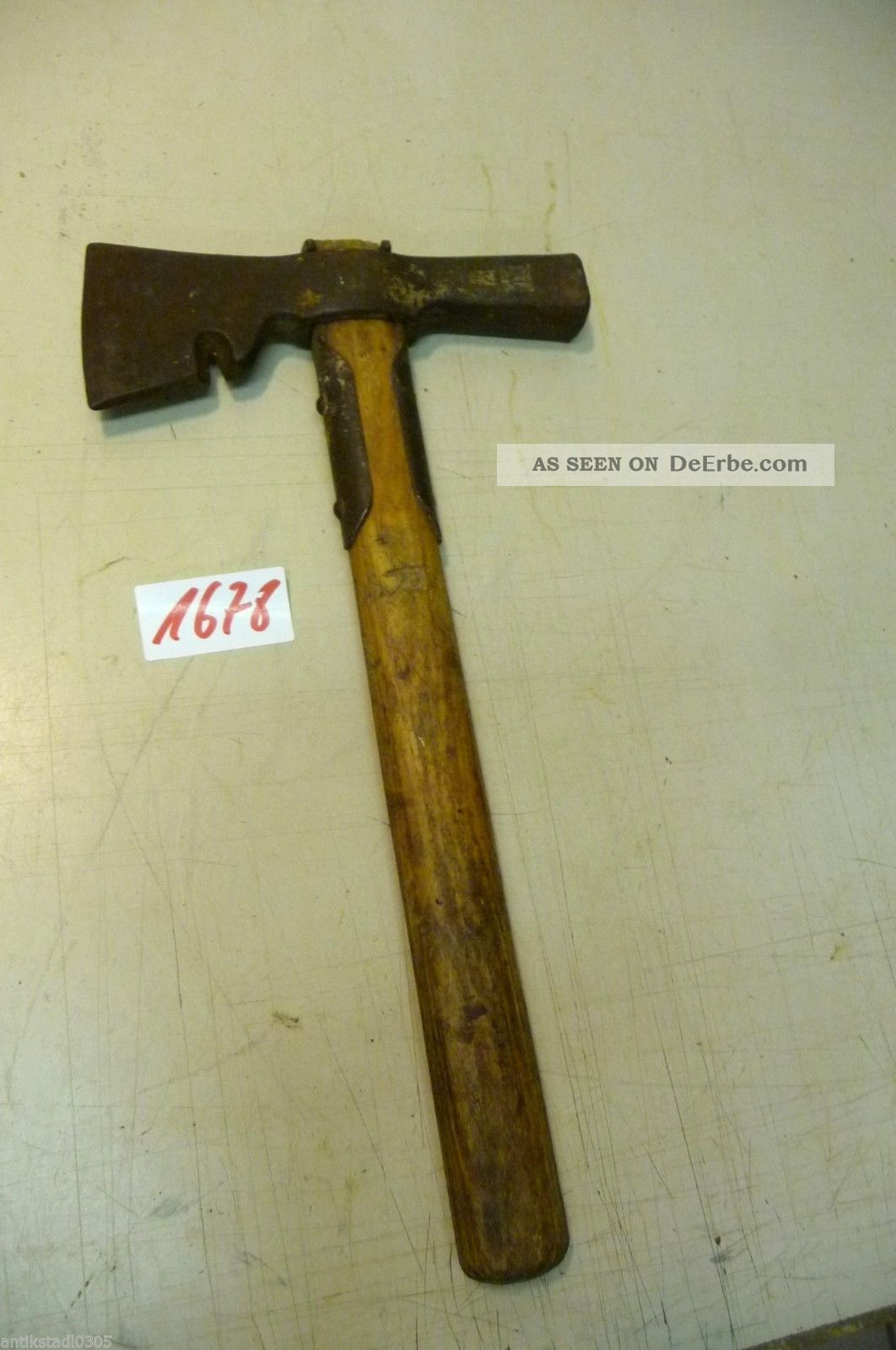 Nr.  1678.  Alter Hammer - Hacke Old Hammer Work Tool Bauer Bild